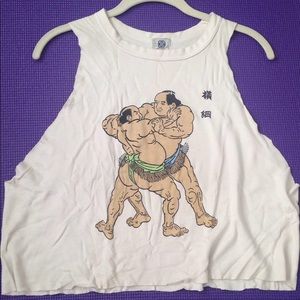 Original Japanese Sumo crop top